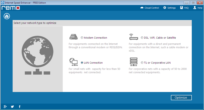 Download Speed Enhancer - Select Internet Connection