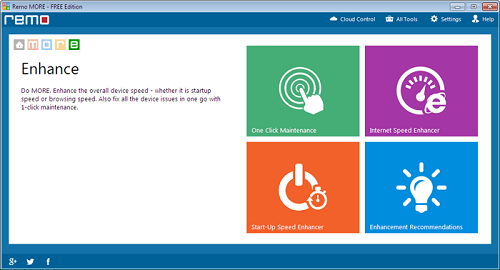 Download Speed Enhancer - Home Screen