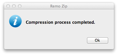 How to Compress Files on MacBook Pro - Compression Completed